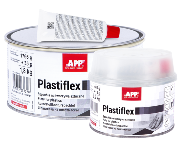 Шпаклівка для пластику APP Plastiflex 0,5кг з затверджувачем (08269)