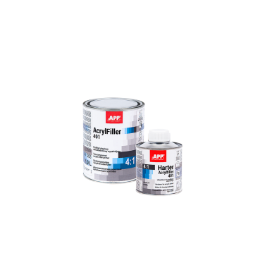 Грунт акриловий сірий APP 401 Acryfiller 1л + 0,25л затверджувачу (020416)