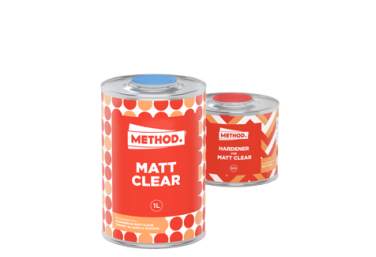 Лак акриловий матовий Method Matt Clear 2:1 1л в комплекті з затверджувачем 0,5л (9112+9113)