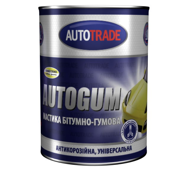 Мастика гумово-бітумна Autogum Автотрейд 0,8кг