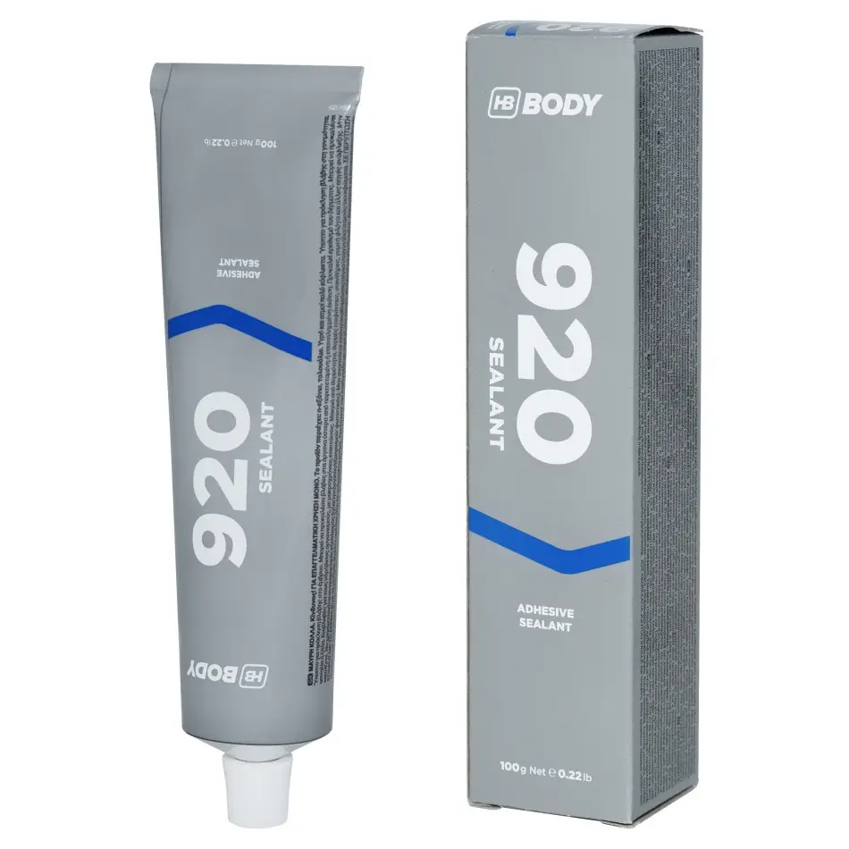 Герметик для склеювання гуми і металу чорний Body 920 100г