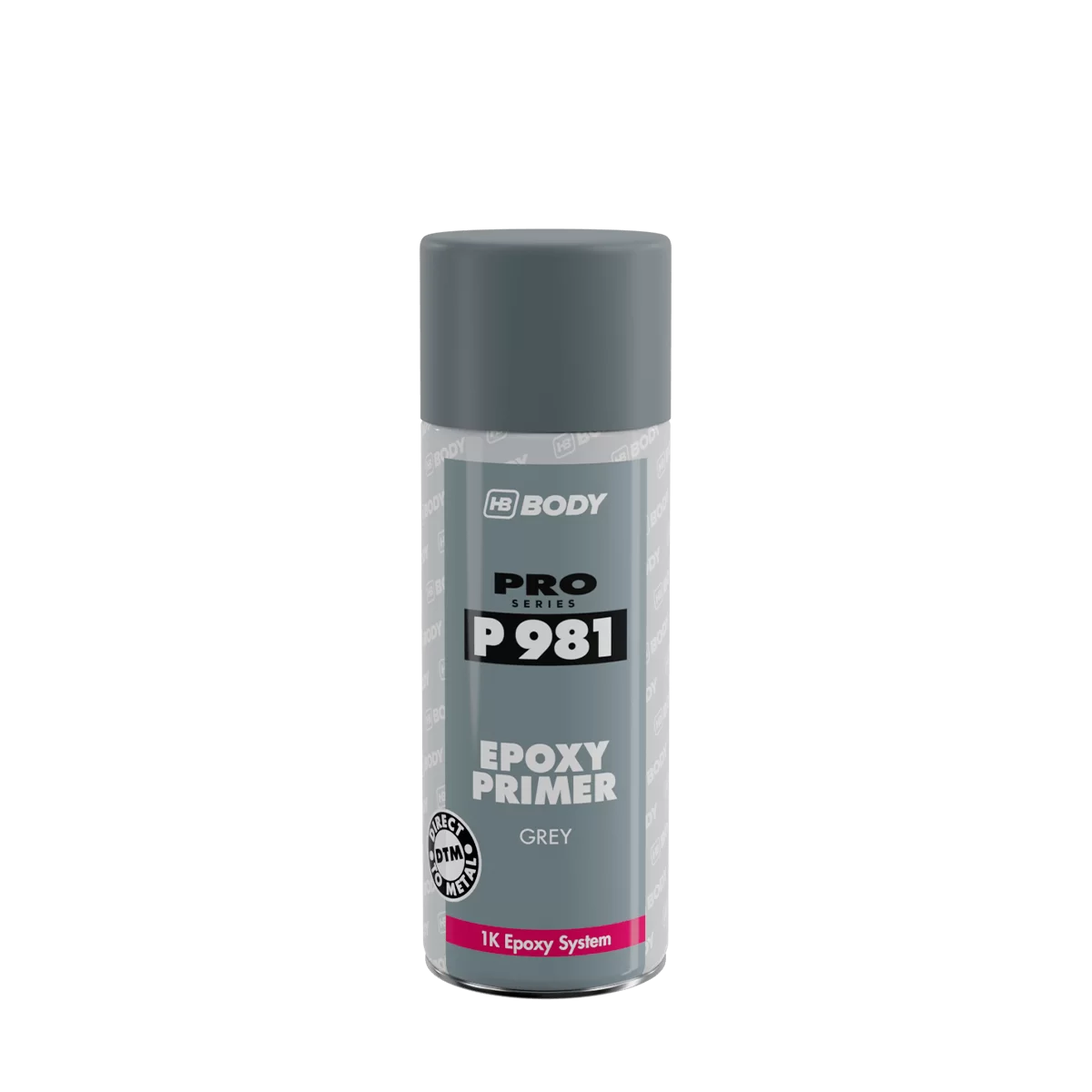 Аерозольний грунт епоксидний Body 981 Epoxy Primer сірий 400мл