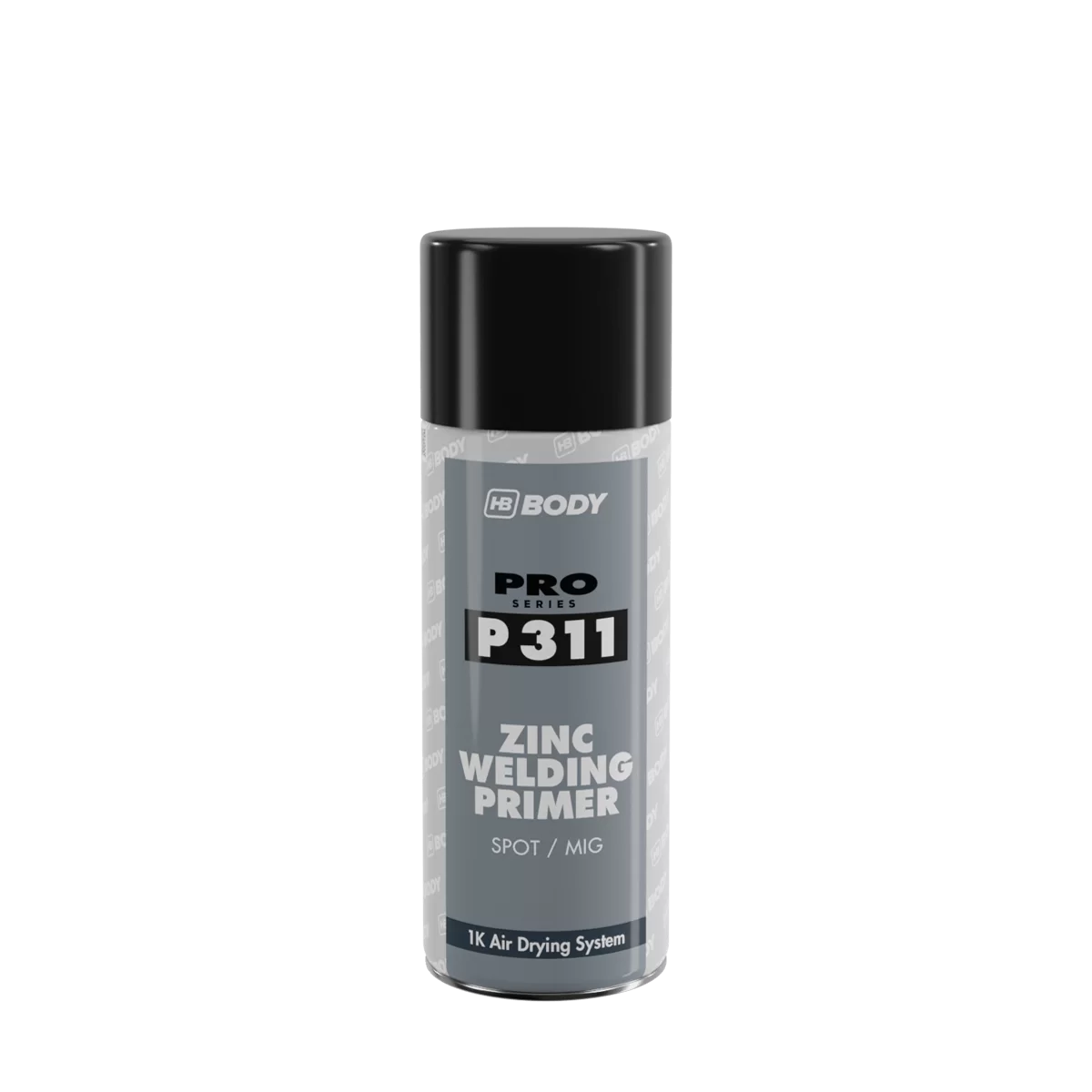 Аерозольний цинковий грунт Body P311 Zinc Welding чорний 400мл