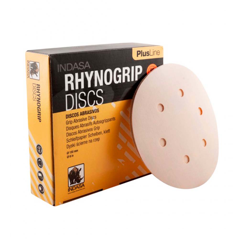 Шліфувальний круг Indasa Rhynogrip Plus Line 6 отворів d150мм P60
