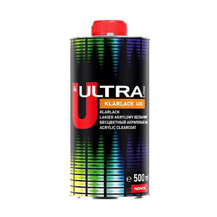 Лак акриловий з керамічними домішками Ultra Line 400 2+1 MS 0,50л + затверджувач 0,25л