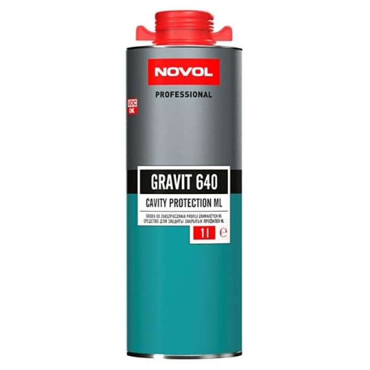 Засіб Для Захисту Закритих Профілів Кузова (Мовіль) Novol Gravit 640 1 л