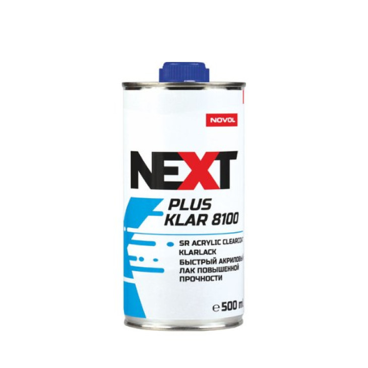 Лак акриловий NEXT Plus Klar 8100 SR 2+1 0,5л + затверджувач H8910 0,25л