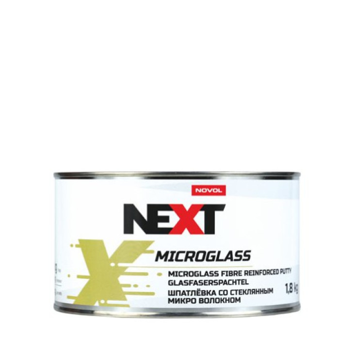 Шпаклівка з мікро скловолокном NEXT Microglass 1,8кг