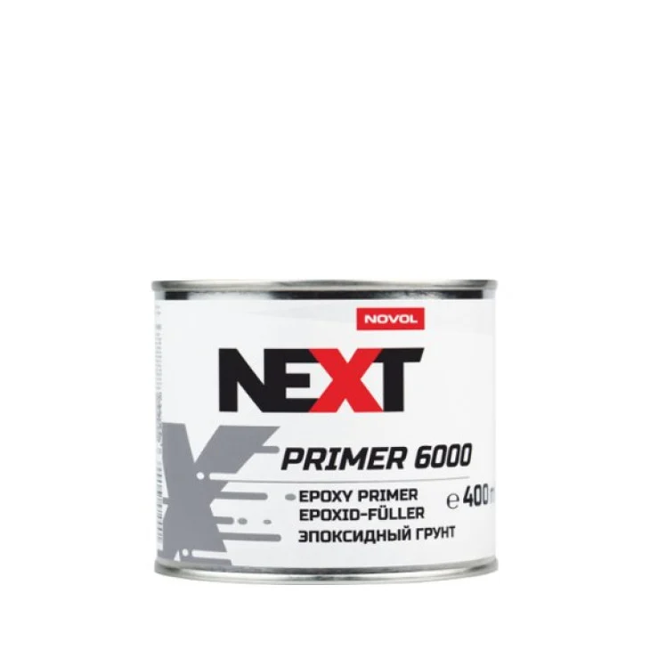 Епоксидний грунт сіро-оливковий NEXT Epoxy Primer 6000 1+1  0,4л + затверджувач H6900 0,4л 