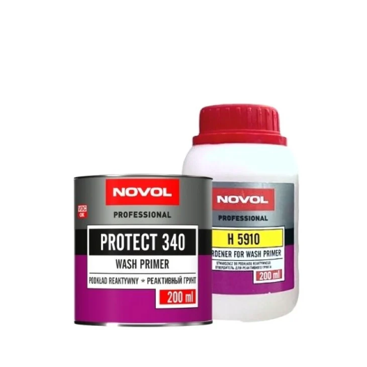 Реактивний Грунт Novol Protect 340 Wash primer 0,2л+0,2л