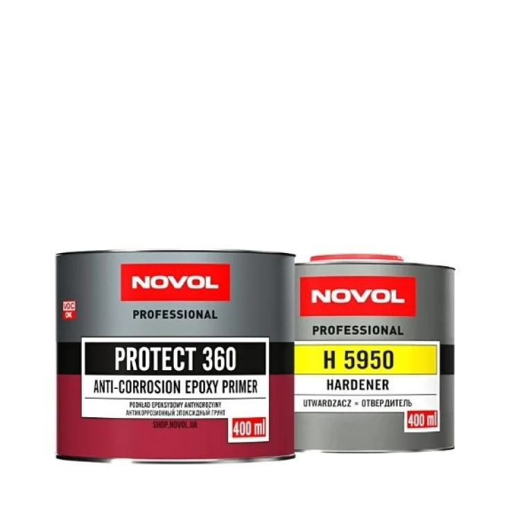 Грунт Епоксидний Novol Protect 360 0,4 л + 0,4 л затверджувачу