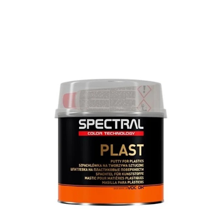 Шпаклівка по гнучкому пластику Spectral Plast в комплекті з затверджувачем 0,5кг