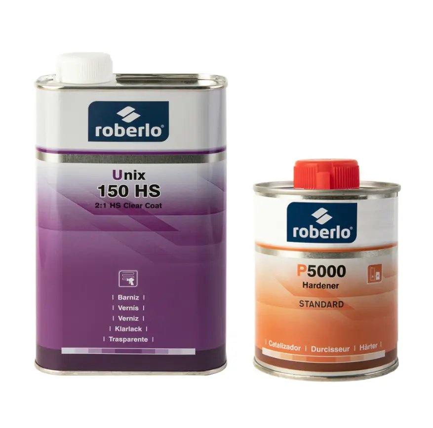 Лак Roberlo 150 HS Unix 1л в комплекті з затверджувачем P5000 0,5л