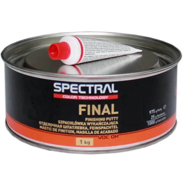 SPECTRAL Шпаклівка фінішна FINAL 1,0кг в комплекті з затверджувачем