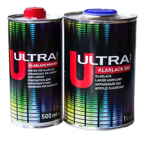 Лак акриловий Ultra Line 300 2+1 MS 1,0л + затверджувач 0,5л