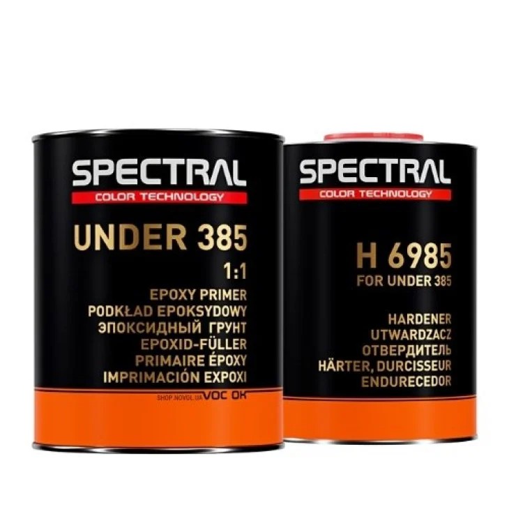 Грунт епоксидний Spectral Under 385 сірий 0,8л + затверджувач 0,8л
