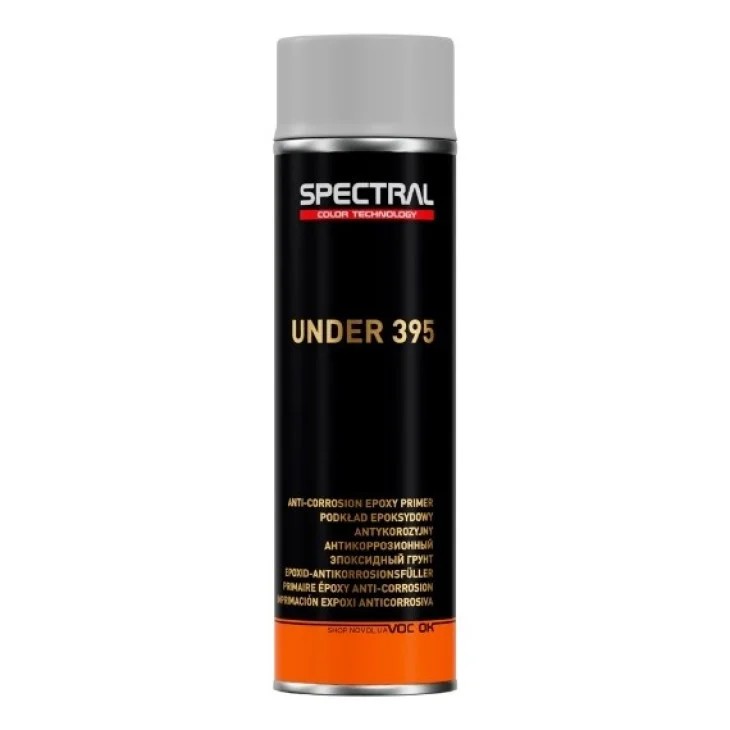 Грунт епоксидний в аерозолі Spectral Under 395 Spray Р2 сірий 500мл