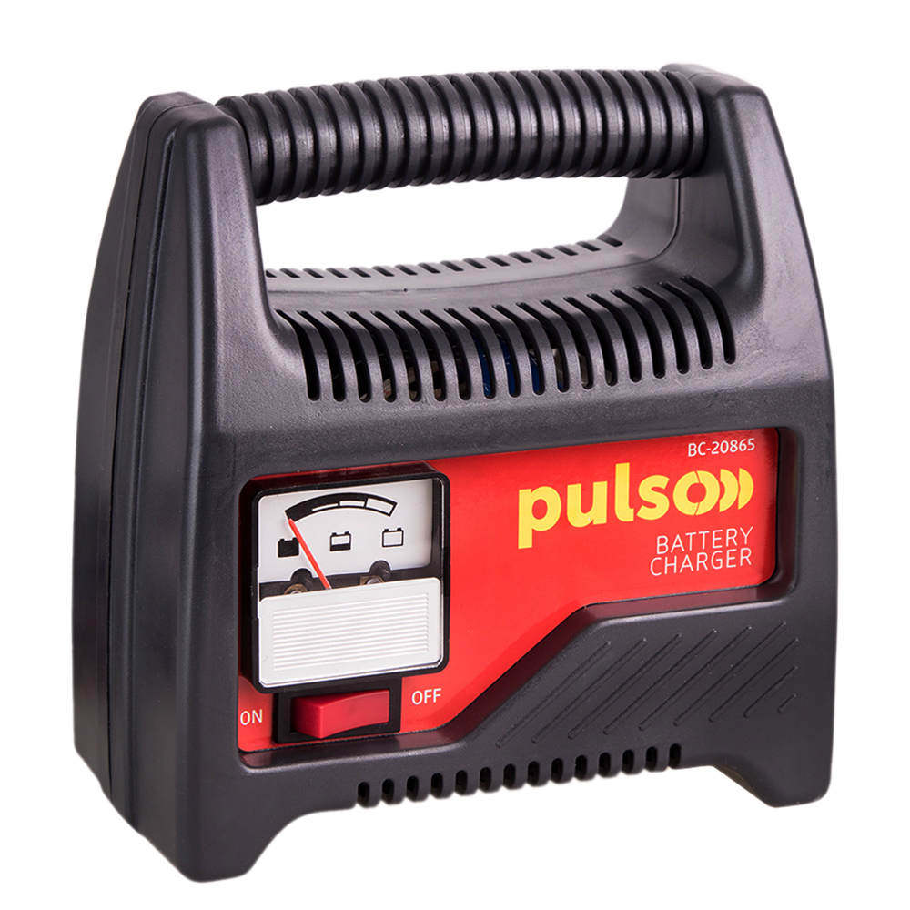 Зарядний пристрій PULSO BC-20865 12V/6A/20-80AHR/стрілковий індикатор