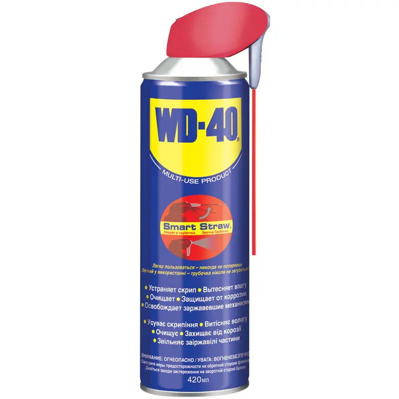 Мастило універсальне WD-40 Smart Straw в аерозолі 420мл