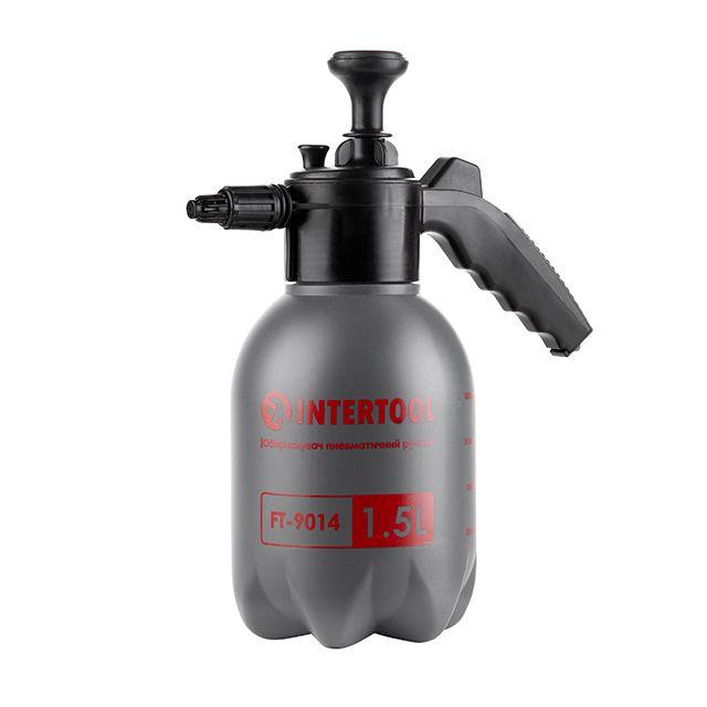 Обприскувач пневматичний ручний. 1.5 л люкс INTERTOOL FT-9014