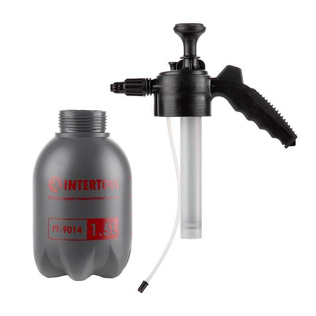Обприскувач пневматичний ручний. 1.5 л люкс INTERTOOL FT-9014