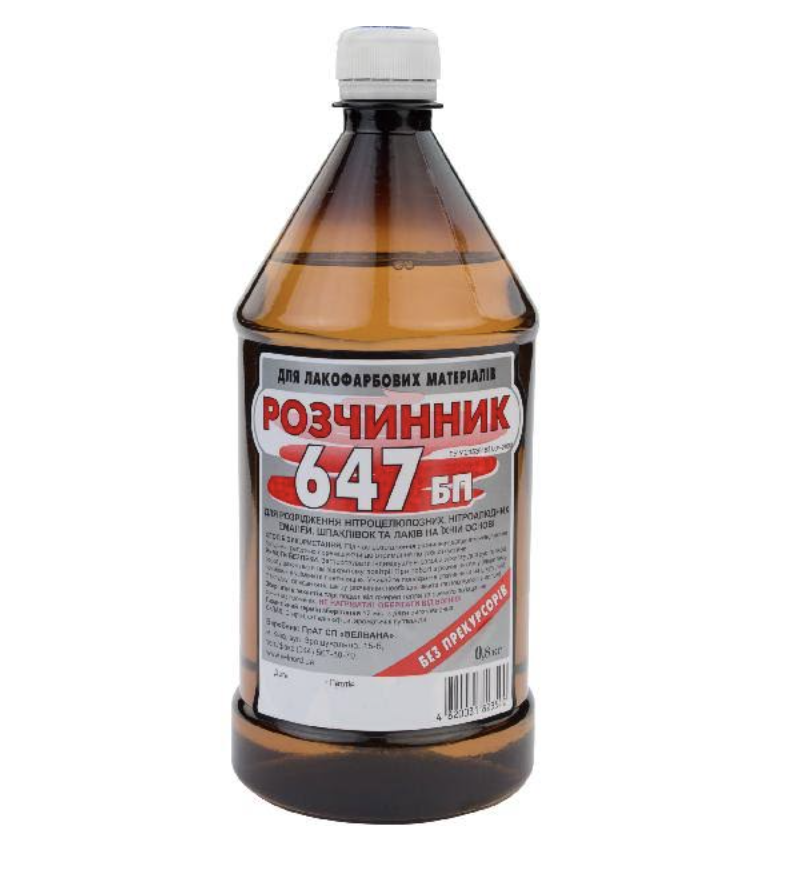 Розчинник 647 1л Velvana(Велвана)