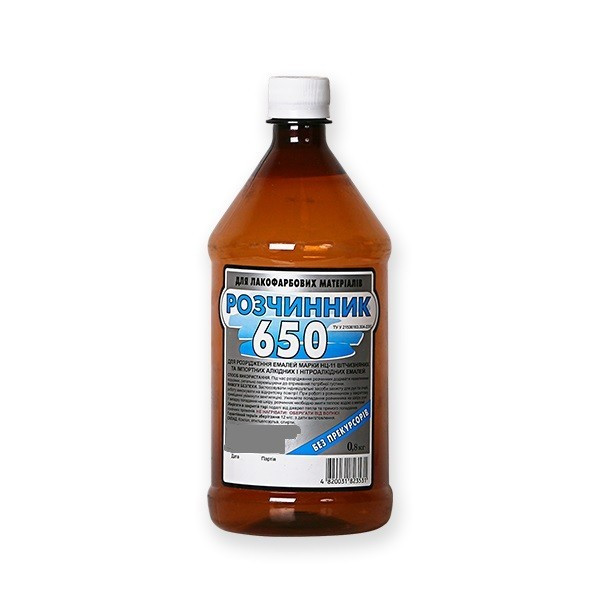 Розчинник P-650 1л Велвана (Velvana)