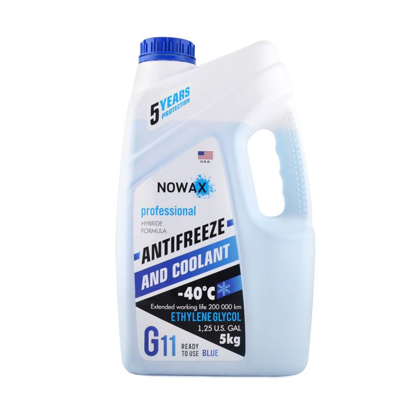 Антифриз Nowax Blue G11 (блакитний) 5кг (NX05002)