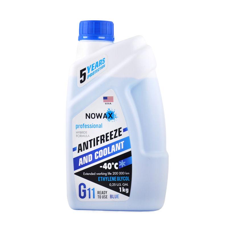 Антифриз Nowax Blue G11(блакитний) 1кг NX01007