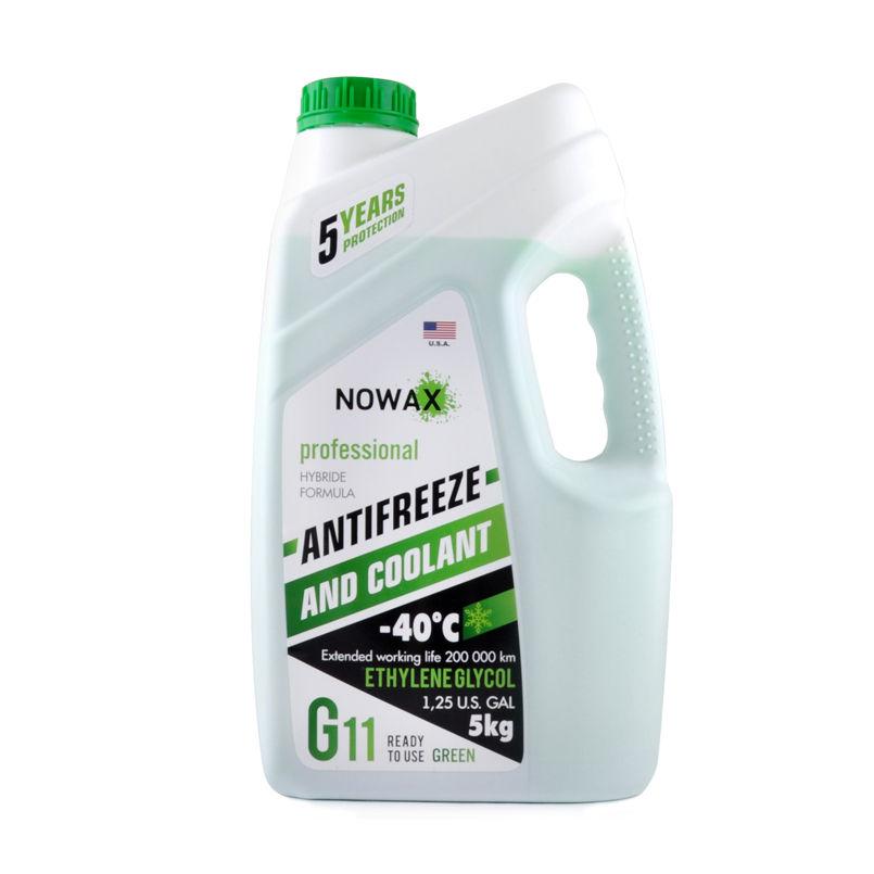 Антифриз Nowax Green G11 Зелений 5кг NX05003