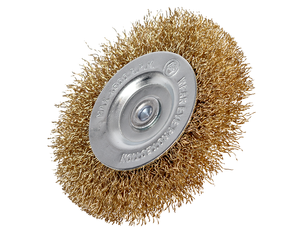 Дротова щітка 1/4 плоска d100 mm APP NTools Wire Brush 100P (250151)