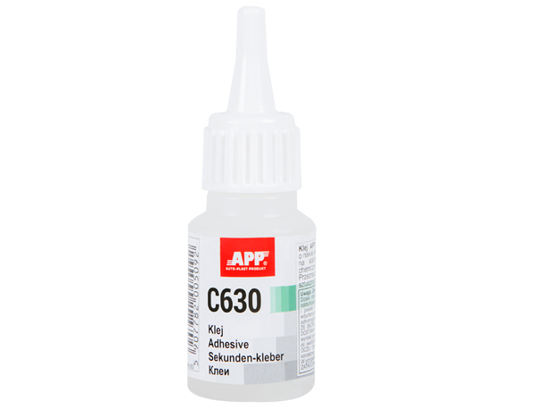 Клей ціаново-акриловий для склеювання гуми, пластмаси та EPDM APP C630 20г (040511)