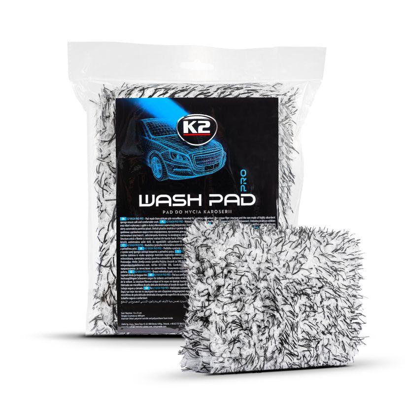 Мікрофібра з губкою для ручного миття авто K2 Wash Pad Pro (M441)