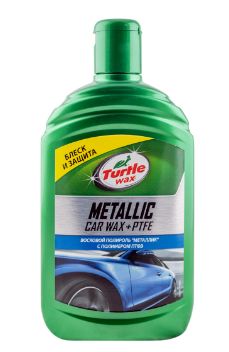 Поліроль восковий для покриття металік Turtle Wax Metallic Car Wax +PTFE  300 мл (52889)