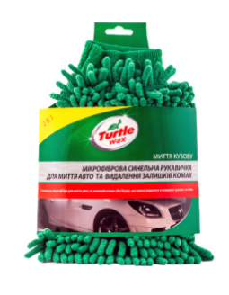Мікрофіброва синельна рукавичка для видалення залишків комах Turtle Wax Multi Cleaning Mitt (X163)