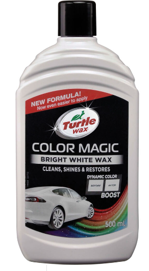 Білий поліроль з PTFE тефлоном Turtle Wax Color Magic Bright White Wax 500 мл (53241)
