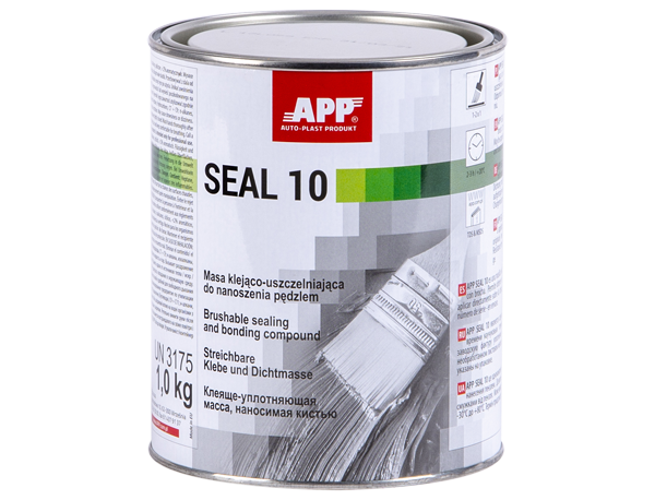 Маса клеюча для нанесення пензлем APP SEAL 10 світло-сіра 1кг (040101)