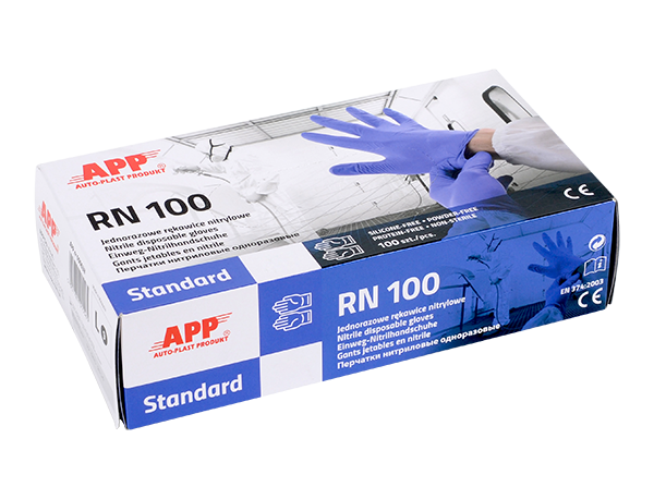 Рукавиці нітрилові сині APP RN100 Standart розмір XL 1 пара (090636)