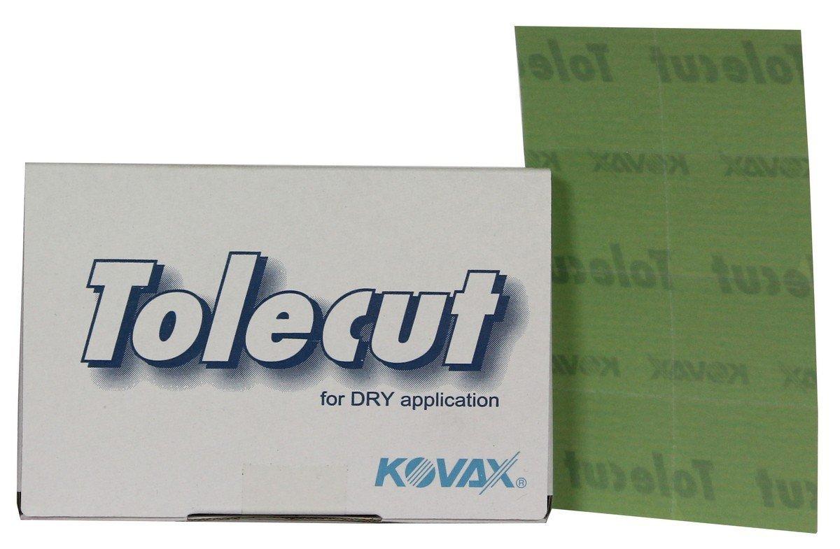 Лист Kovax Tolecut зелений, порізаний 1/8, розмір 29*35 мм P2000 (1 лист)