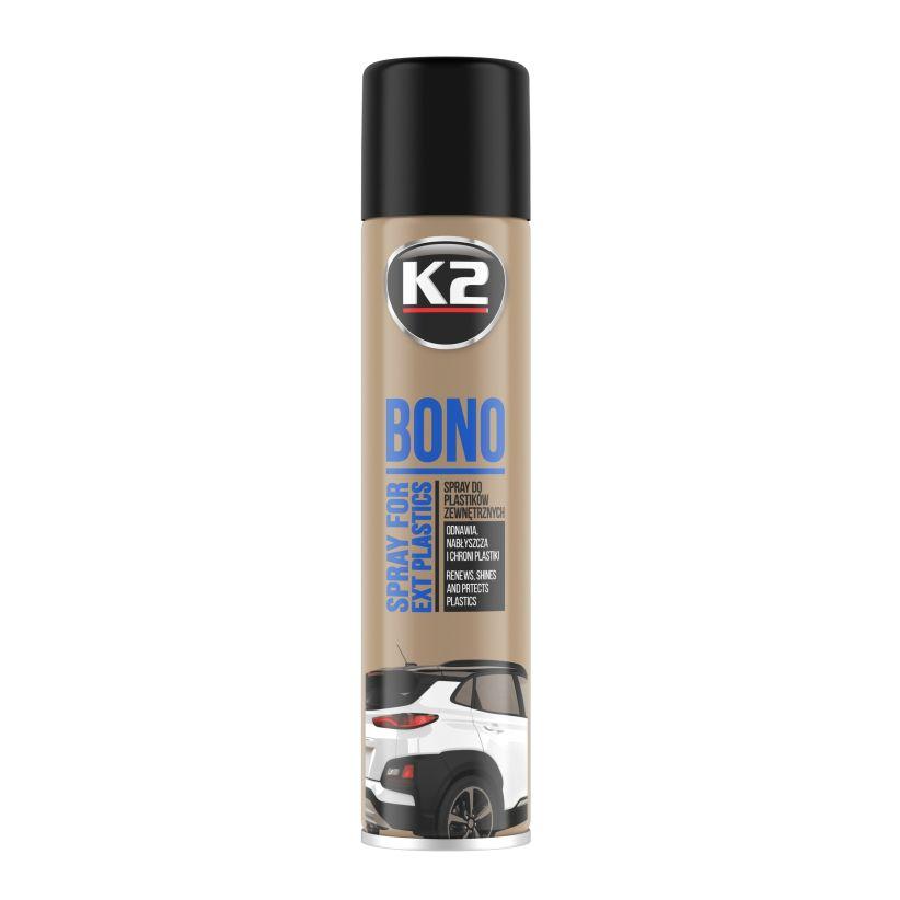 Засіб для чорніння пластику, шин і резини K2 Bono Spray 300мл в аерозолі