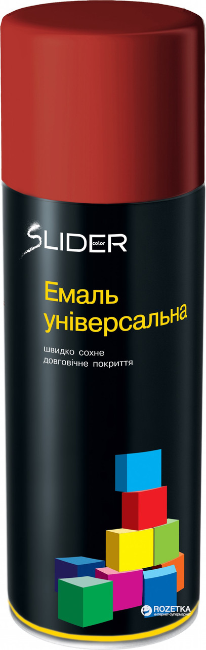 Фарба в аерозолі універсальна 3002 темно-червона LIDER 400мл