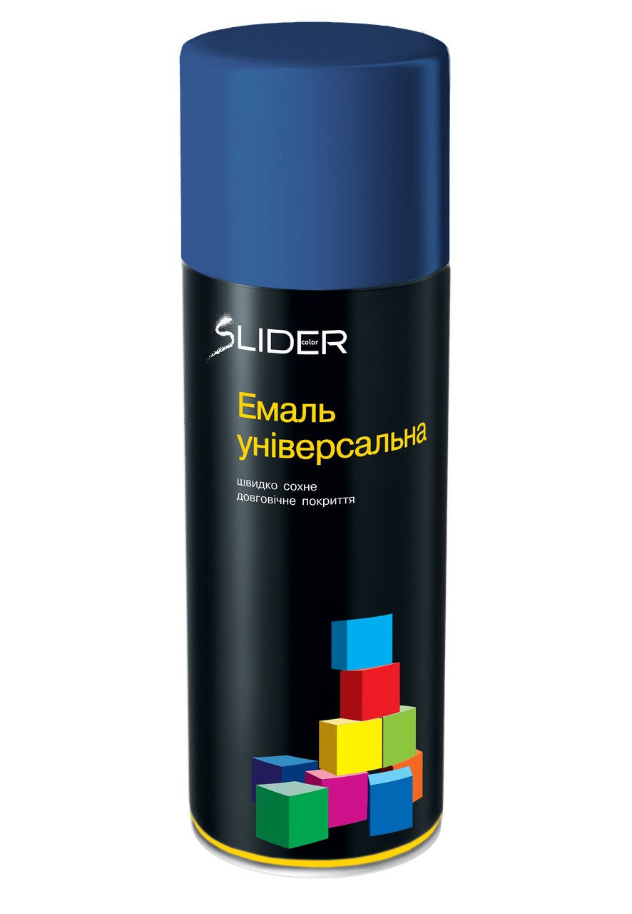 Фарба в аерозолі універсальна 5010 стандартно-синя LIDER 400мл
