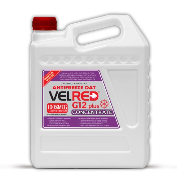Антифриз концентрат Велвана VELRED G12 plus рожевий 5л