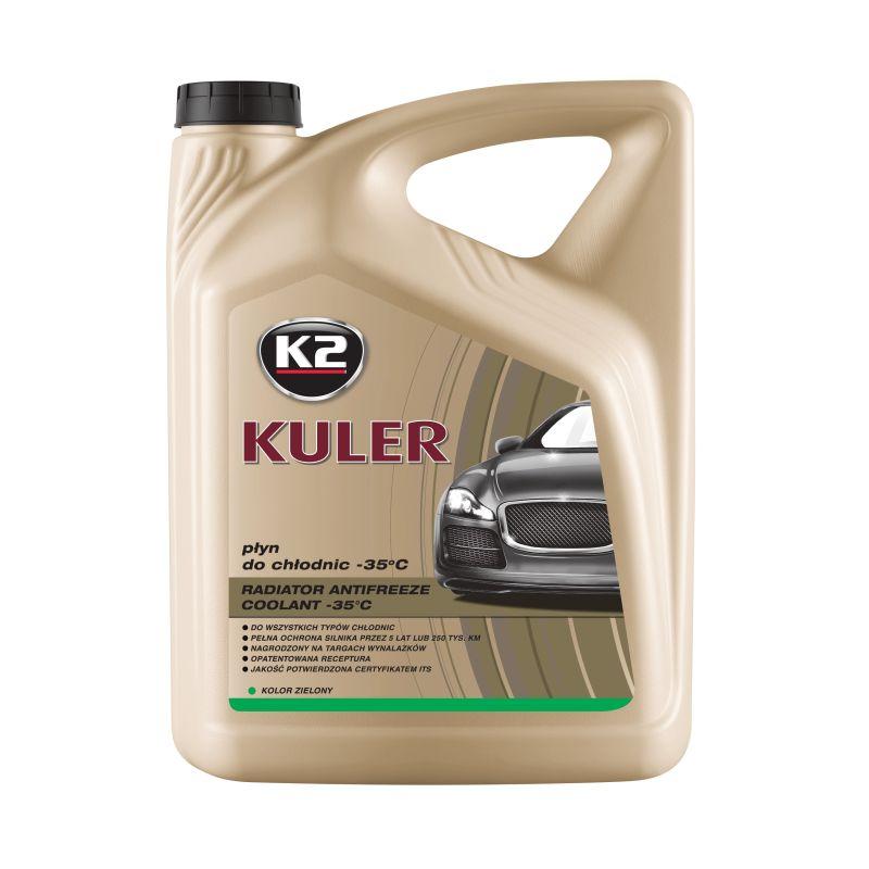 Антифриз зелений K2 Kuler Long Life -35 °C 5л