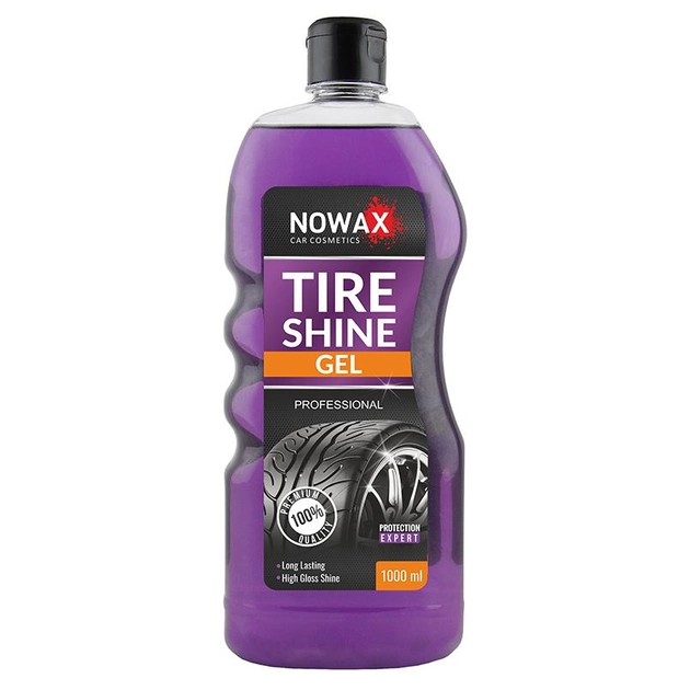 Чорніння для шин гелевий Nowax Tire Shine Gel 1л (NX01160)