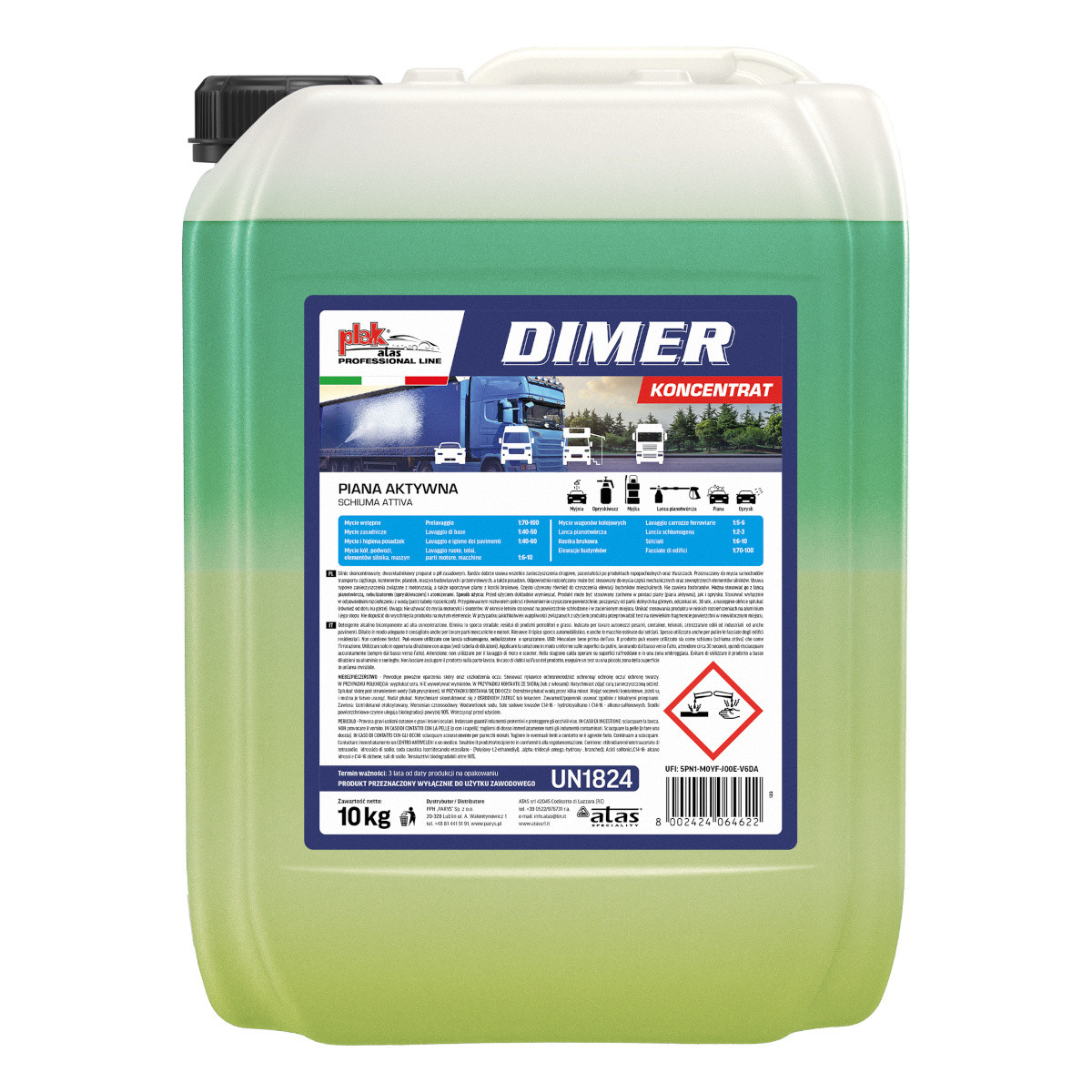 Шампунь для безконтактної мийки Atas Dimer 10кг