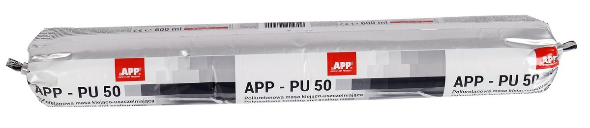 Маса поліуретанова для швів в сашеті APP PU-50 600мл чорна (040312)