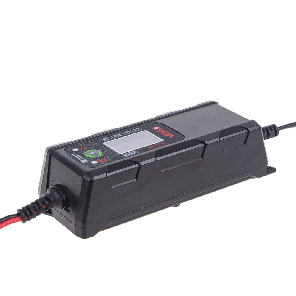 Зарядний пристрій VOIN VL-124 12V/4A/3-120AHR/LCD/Iмпульсний