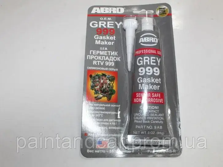 Герметик прокладки ABRO  (9-AB-42) GREY  42,5гр  Original