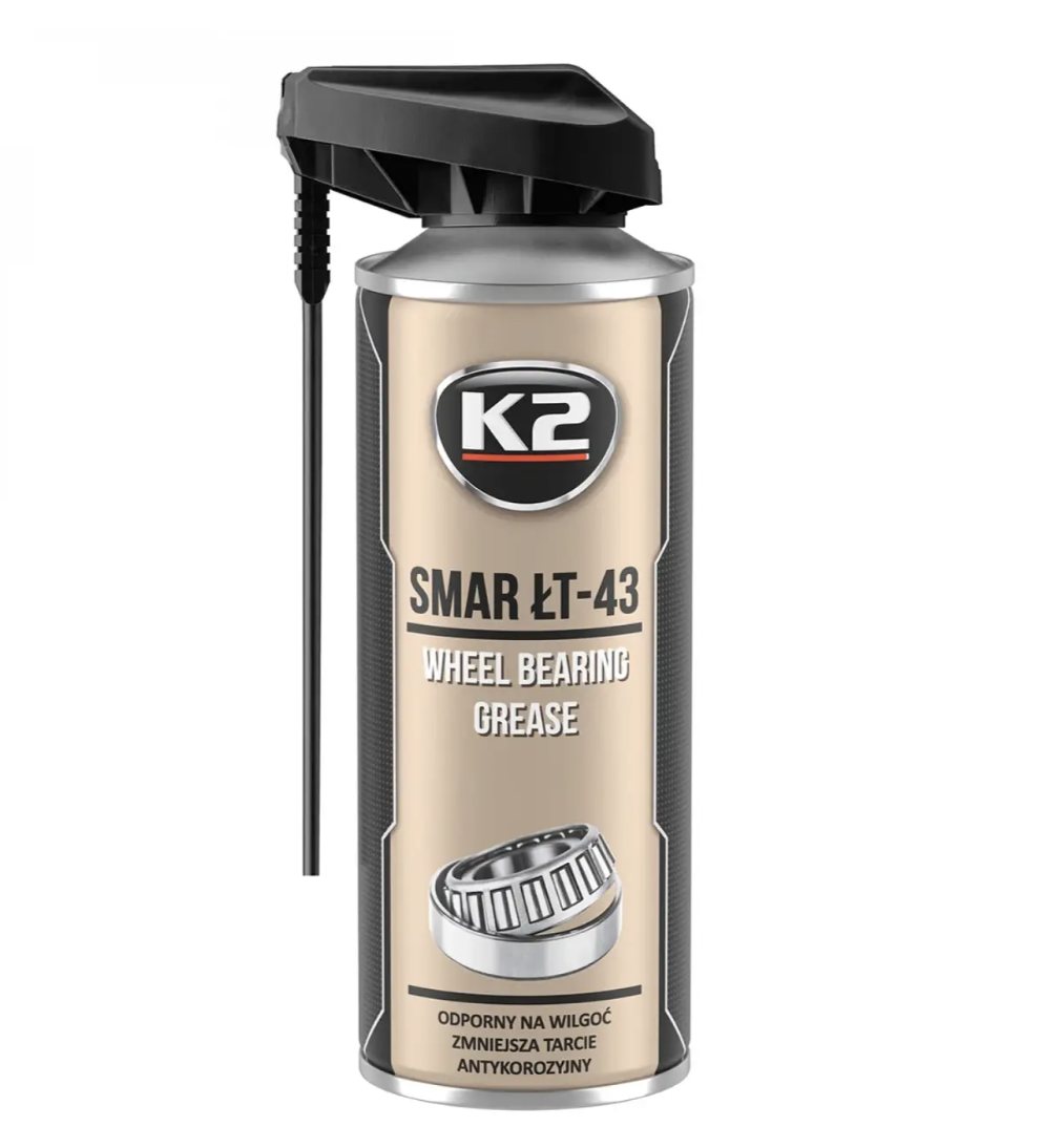 Засіб для змащення підшипників в аерозолі 400мл K2 Wheel Bearing Grease